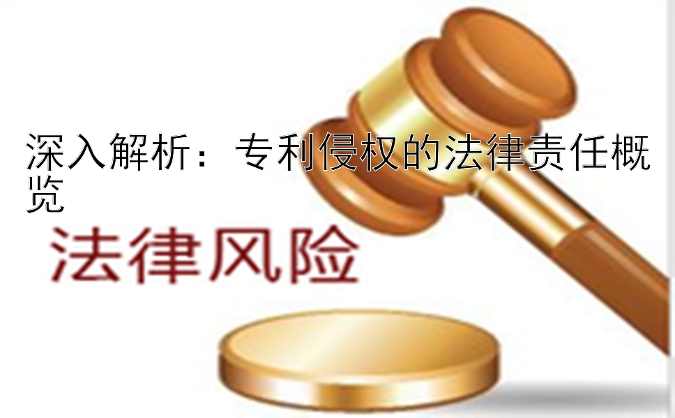 深入解析：专利侵权的法律责任概览