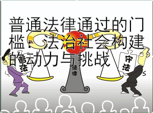 普通法律通过的门槛：法治社会构建的动力与挑战