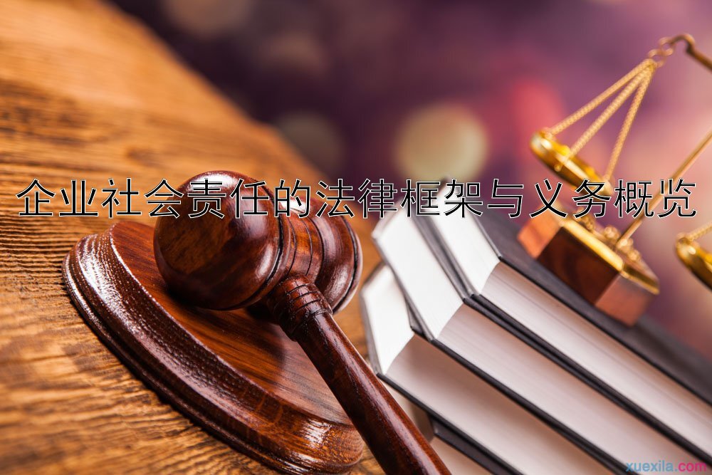 企业社会责任的法律框架与义务概览