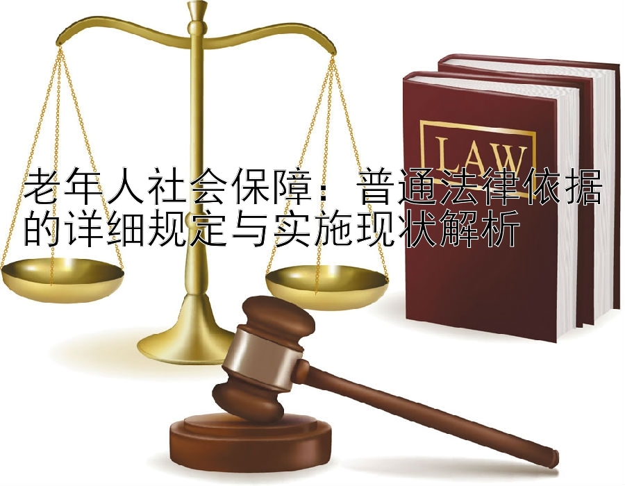 老年人社会保障：普通法律依据的详细规定与实施现状解析