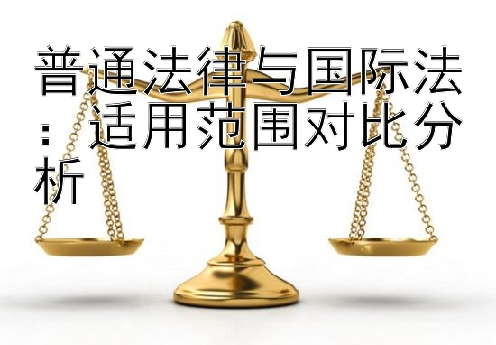 普通法律与国际法：适用范围对比分析