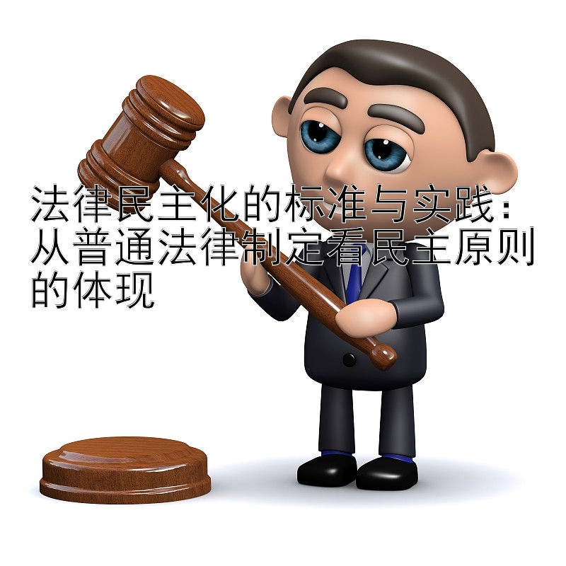 法律民主化的标准与实践：从普通法律制定看民主原则的体现