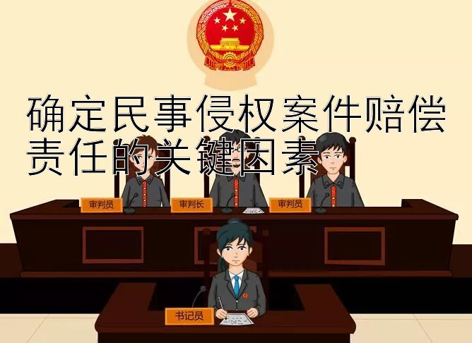 确定民事侵权案件赔偿责任的关键因素