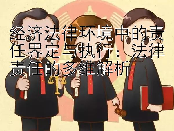 经济法律环境中的责任界定与执行：法律责任的多维解析