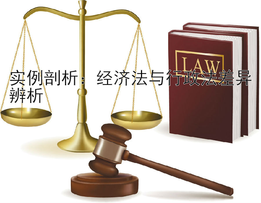 实例剖析：经济法与行政法差异辨析