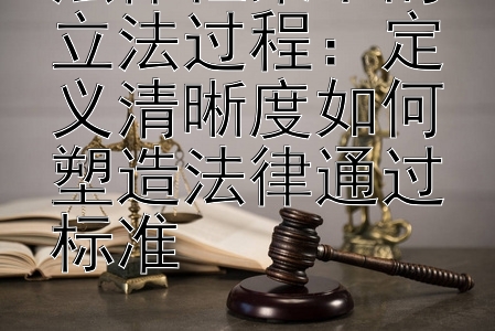 法律框架下的立法过程：定义清晰度如何塑造法律通过标准