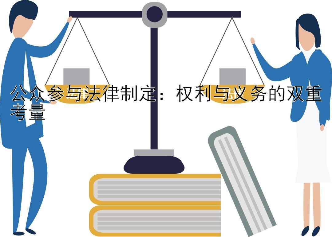 公众参与法律制定：权利与义务的双重考量