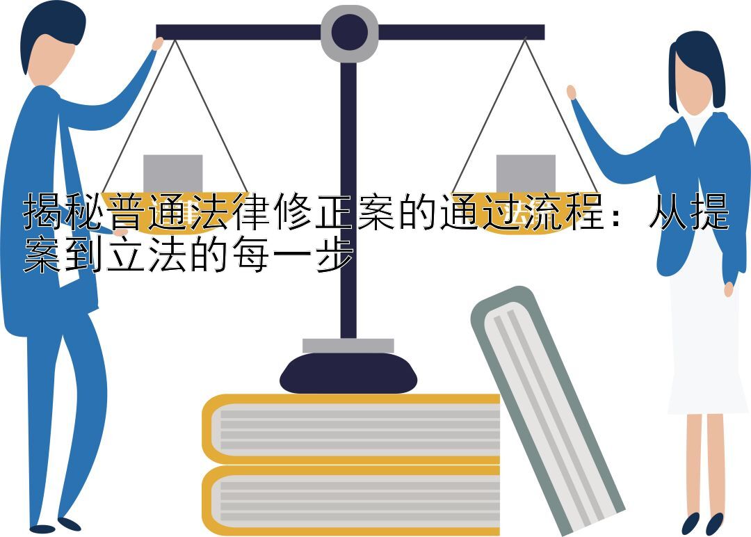 揭秘普通法律修正案的通过流程：从提案到立法的每一步