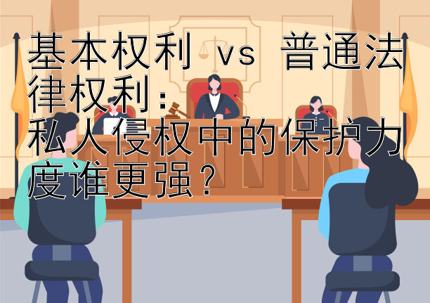 基本权利 vs 普通法律权利：  
私人侵权中的保护力度谁更强？