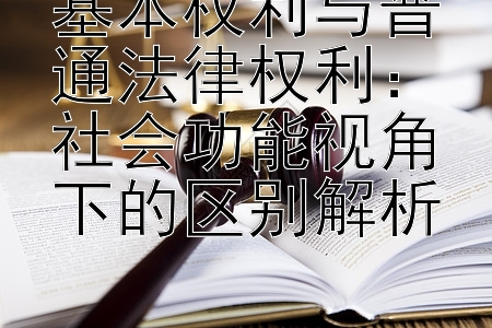 基本权利与普通法律权利：社会功能视角下的区别解析